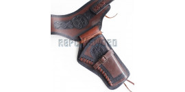 Ceinturon Cowboy Porte Pistolet Ceinture 1 Place