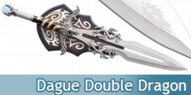Dague Double Dragon Decoration Epee Replique