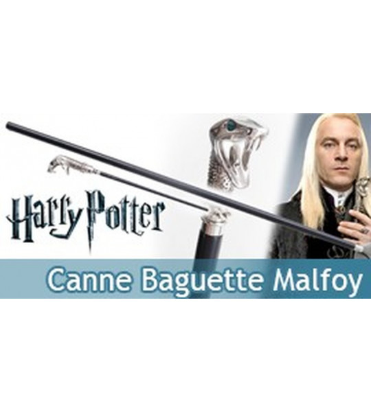 Harry Potter Canne Serpent de marche Malfoy Baguette