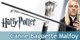 Harry Potter Canne Serpent de marche Malfoy Baguette