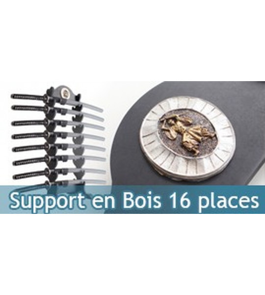 Support en Bois 16 places Katanas Presentoir Epee