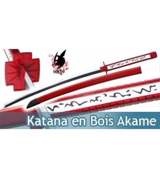 Katana en Bois Akame Ga Kill Murasame Teigu Epee