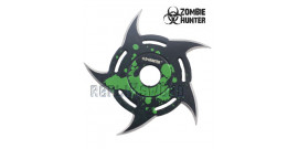 Shuriken Circulaire Etoile Zombie Hunter Green ZB-105GN