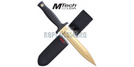 Couteau de Botte Gold Edition Mtech USA MT-20-77GD