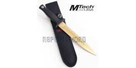 Couteau de Botte Gold Edition Mtech USA MT-20-77GD