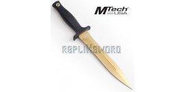 Couteau de Botte Gold Edition Mtech USA MT-20-77GD