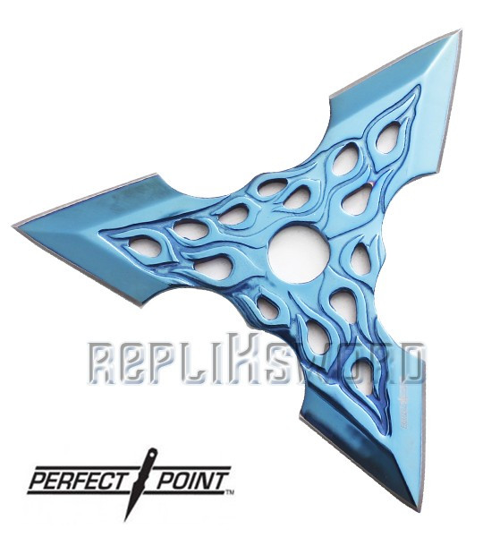 Shuriken Etoile de Lancer Perfect Point 90-36BL Bleu Ninja Shinobi Fantasy Shuriken Etoile de Lancer Perfect Point 90-36BL Bleu Ninja Shinobi Fantasy
