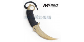 Couteau Karambit Mtech USA MT-20-76GD Gold Edition