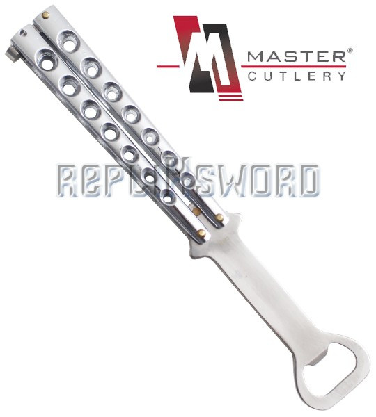 Couteau Papillon Decapsuleur Silver YC-305S Master Cutlery
