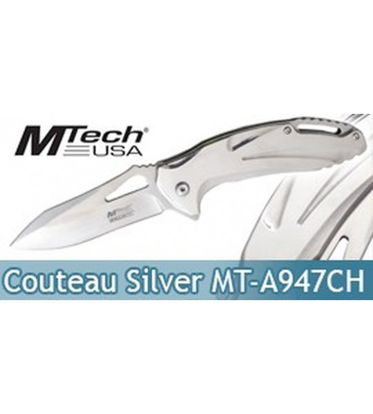 Couteau de Poche Master Cutlery Silver MT-A947CH Couteau Pliant