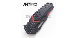 Couteau Pliant Red Black MT-A920RD Mtech USA