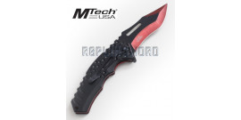 Couteau Pliant Red Black MT-A920RD Mtech USA