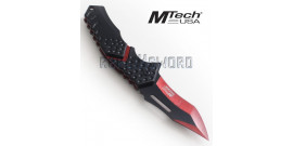 Couteau Pliant Red Black MT-A920RD Mtech USA