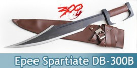 300 - Epee Leonidas Spartiate Black Glaive DB-300B