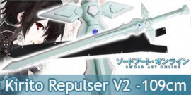 Sword Art Online Epee Dark Repulser de Kirito Sabre V2