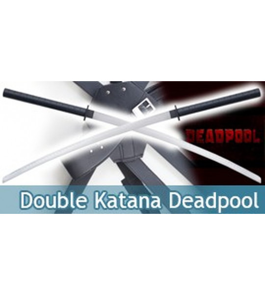 Double Katana Deadpool Epee Sabre Wade Wilson
