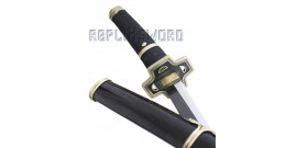 One Piece Katana Yabushiri Black Replique Epee Zoro