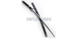 One Piece Katana Yabushiri Black Replique Epee Zoro