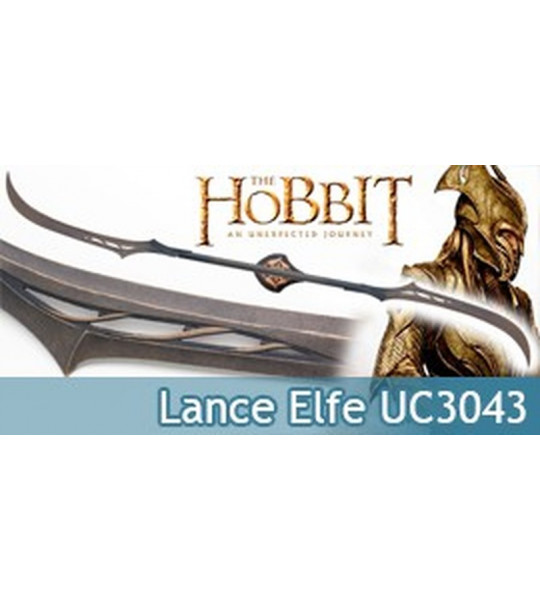 Lance Double Lame Elfes Mirkwood Le Hobbit UC3043