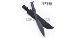 Machette Kukri Jungle Master Lame Noire Chasseur HK-1049B