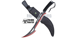 Machette Red Zombie Hunter ZB-020BR Chasseur Epee