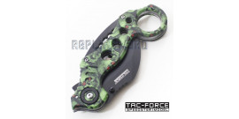 Couteau Karambit Tac Force TF-578GN Couteau de Poche Pliant