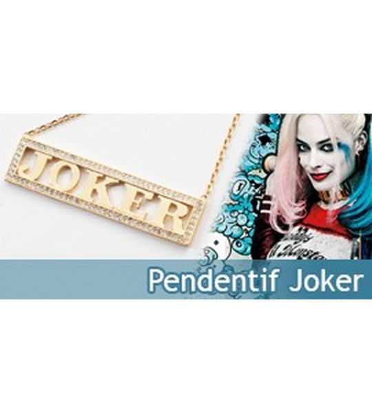 Bijoux Pendentif Joker Suicide Squad NN4564