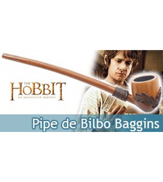 Le Hobbit Pipe de Bilbo Baggins Replique en Bois