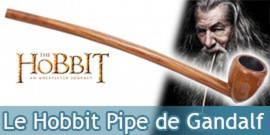 Le Hobbit Pipe de Gandalf le Magicien Replique en Bois