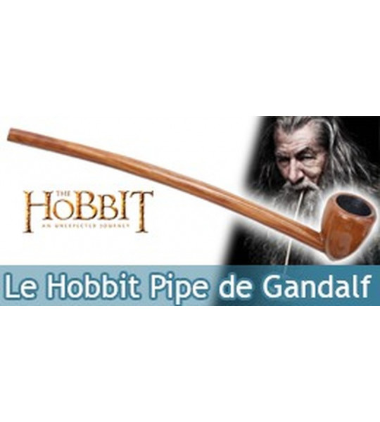 Le Hobbit Pipe de Gandalf le Magicien Replique en Bois