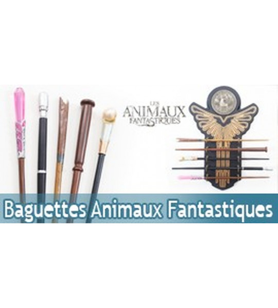 Pack des 5 Baguettes et Présentoir Les Animaux Fantastiques