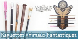 Pack des 5 Baguettes et Présentoir Les Animaux Fantastiques