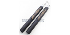 Nunchaku Entrainement Mousse Chaine Acier