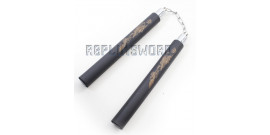 Nunchaku Entrainement Mousse Chaine Acier