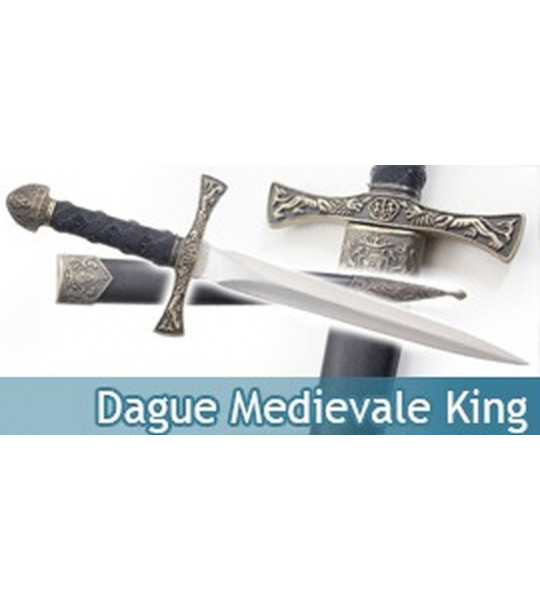 Dague Medievale King Couteau Moyen Age Decoration