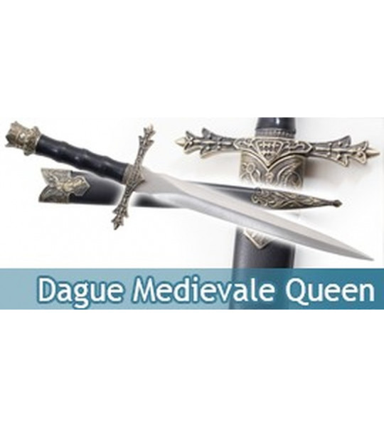 Dague Medievale Queen Couteau Moyen Age Decoration