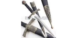 Dague Medievale Dragon Couteau Moyen Age Decoration