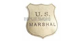 Badge Etoile de Marshal US Denix Badge Acier 113