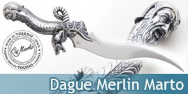 Couteau Merlin Magicien Marto Poignard Dague
