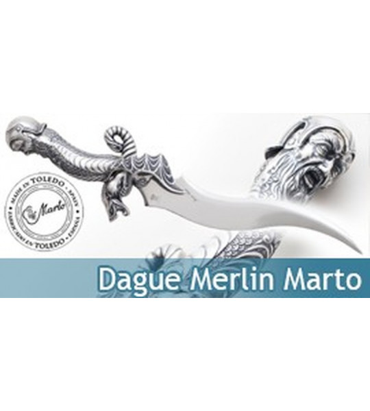 Couteau Merlin Magicien Marto Poignard Dague