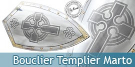 Bouclier des Templiers Marto Chevalier Templier