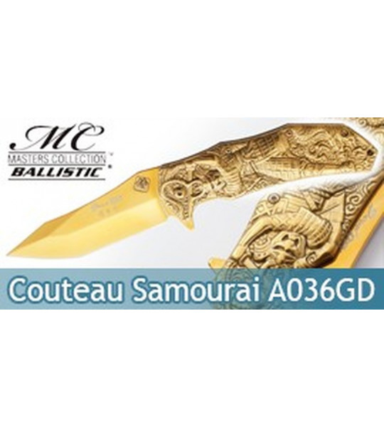 Couteau Pliant Gold Samourai MC-A036GD