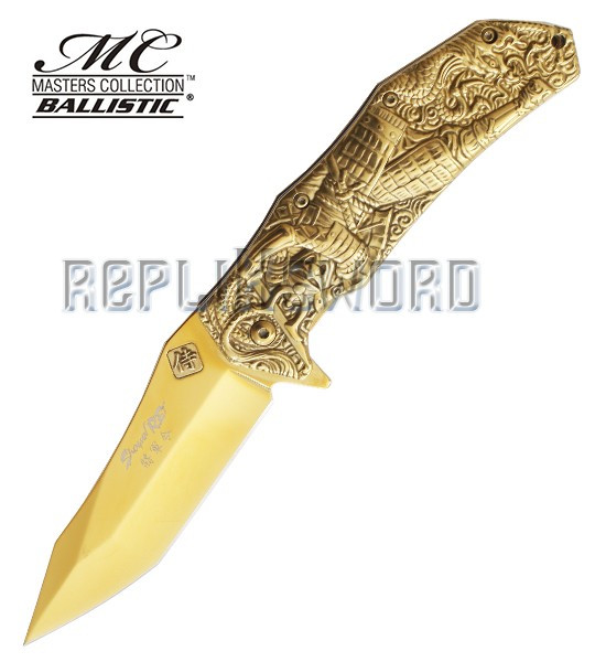 Couteau Pliant Gold Samourai MC-A036GD Couteau Pliant Gold Samourai MC-A036GD