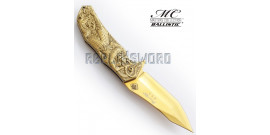 Couteau Pliant Gold Samourai MC-A036GD