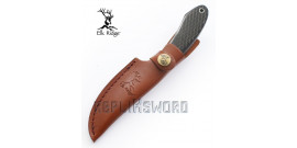 Couteau de Chasse Rustique Black Edition ER-561BK