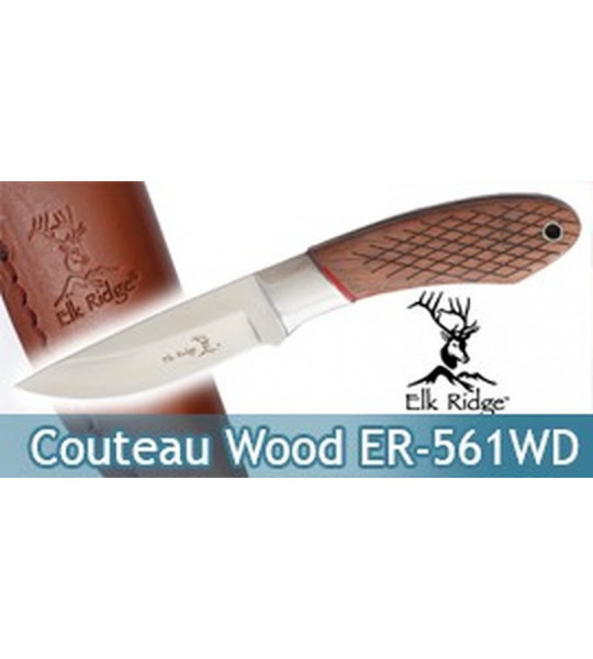 Couteau de Chasse Rustique Wood Edition ER-561WD