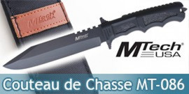 Couteau de Chasse Dague Mtech USA MT-086 Poignard
