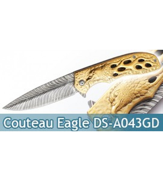 Couteau Pliant Gold Eagle Dark Side Blades DS-A043GD