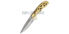 Couteau Pliant Gold Eagle Dark Side Blades DS-A043GD