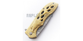 Couteau Pliant Gold Eagle Dark Side Blades DS-A043GD